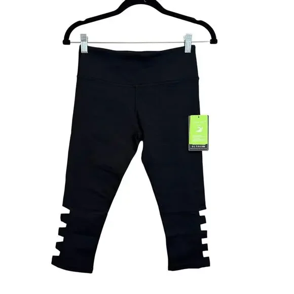 Glyder Cut Out Leggings Black XS NWT - Picture 1 of 6